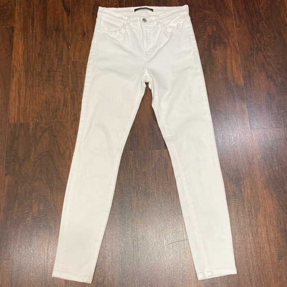 J BRAND “Maria” High Rise Skinny Jeans in White - Picture 11 of 16
